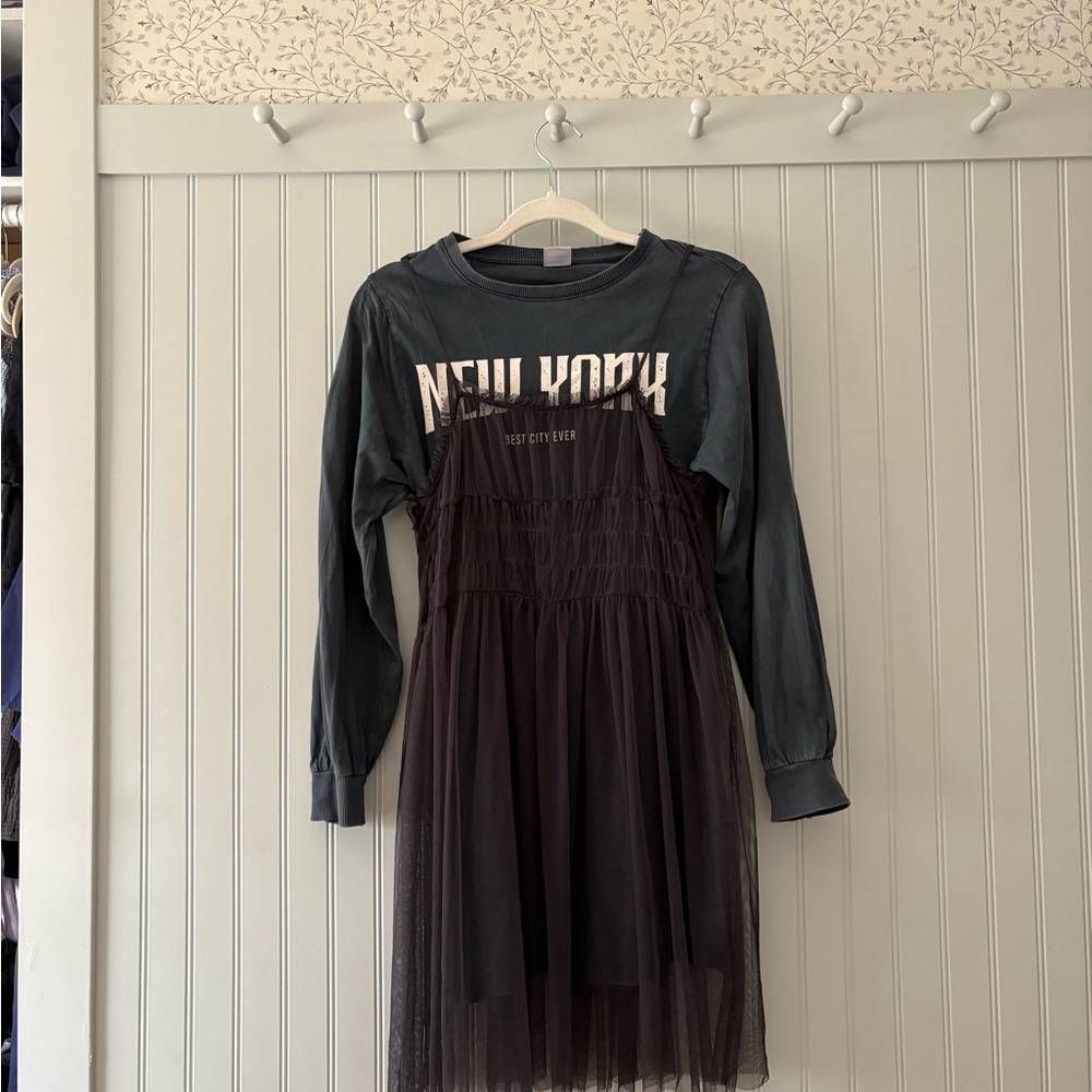 Kids Zara Black Casual Dress